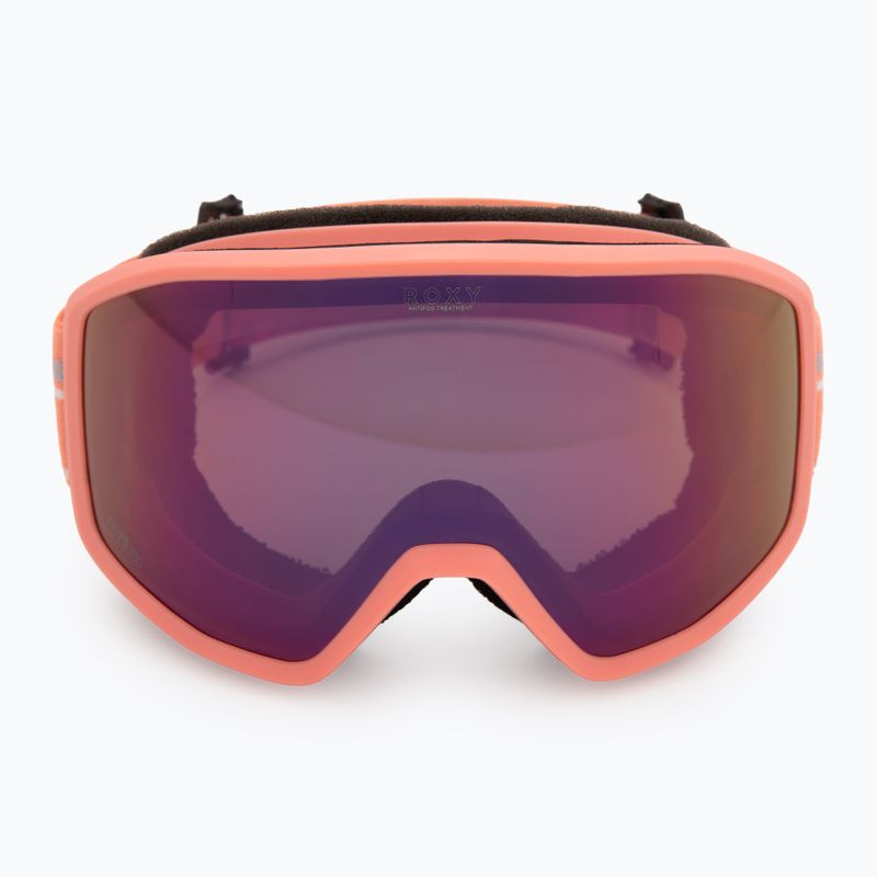 Dámské snowboardové brýle ROXY Izzy coral chic/clux ml l purple 2