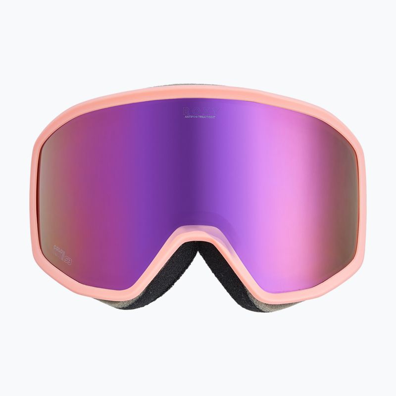 Dámské snowboardové brýle ROXY Izzy coral chic/clux ml l purple 2