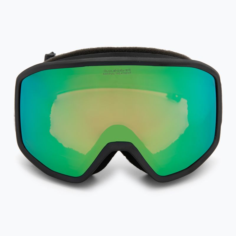 Pánské snowboardové brýle Quiksilver Harper black/clux ml green 2
