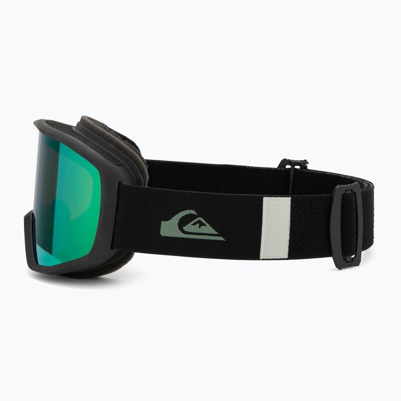 Pánské snowboardové brýle Quiksilver Harper black/clux ml green 4