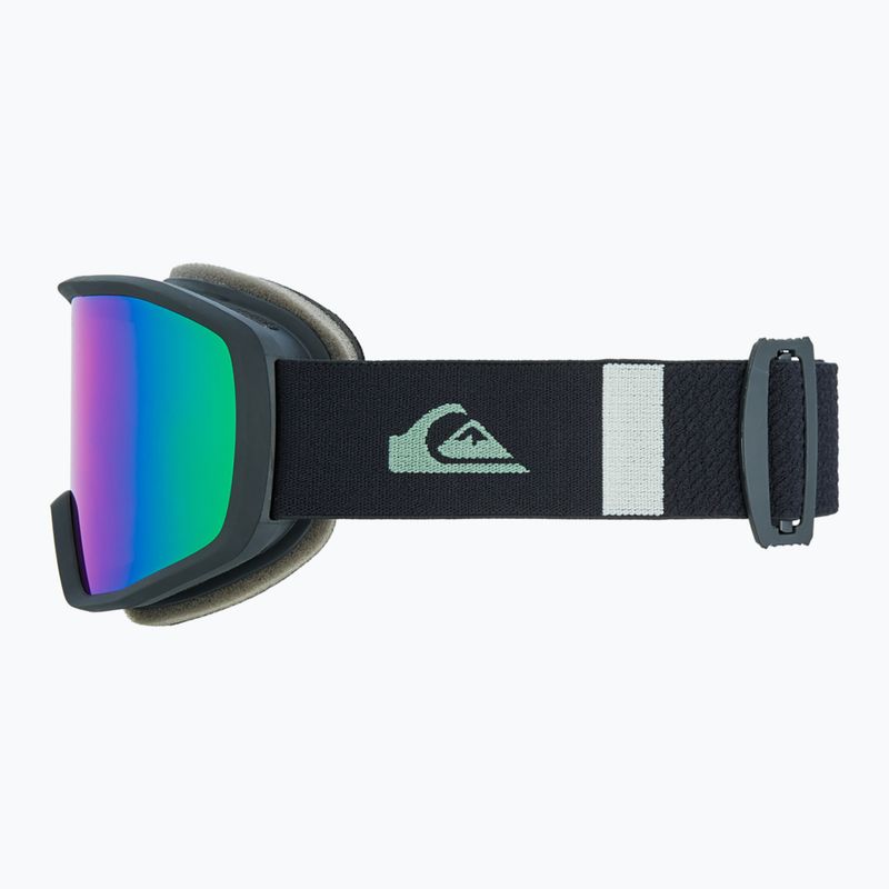 Pánské snowboardové brýle Quiksilver Harper black/clux ml green 4