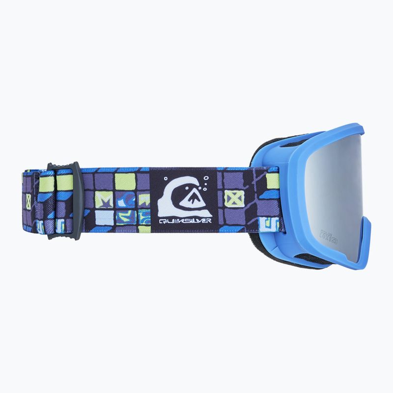 Dětské snowboardové brýle Quiksilver Shredder 3D check/clux ml silver 3