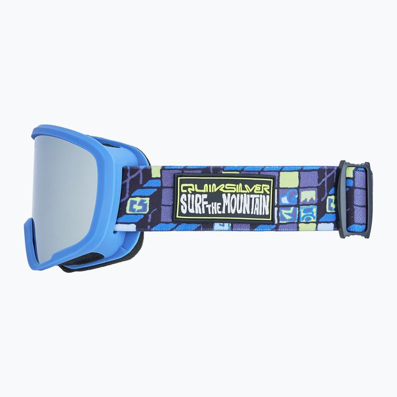 Dětské snowboardové brýle Quiksilver Shredder 3D check/clux ml silver 4