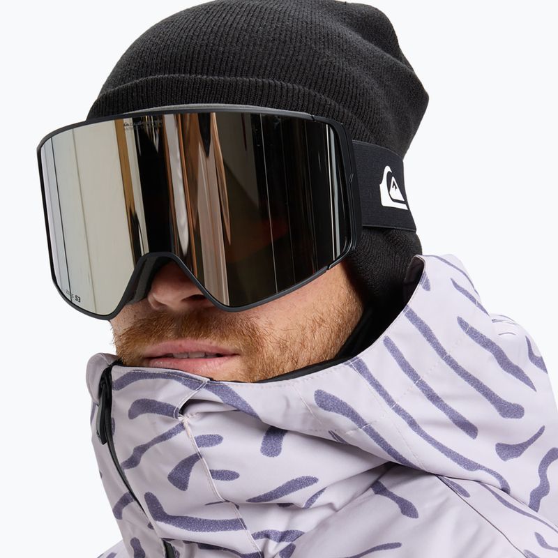 Pánské snowboardové brýle Quiksilver Storm MG black/ black clux ml silver 6