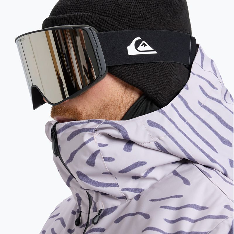 Pánské snowboardové brýle Quiksilver Storm MG black/ black clux ml silver 7