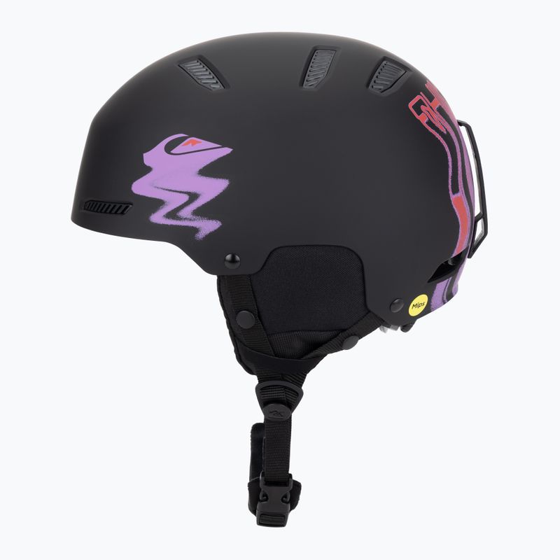 Lyžařská helma Quiksilver Lawson Mips black melt away 3