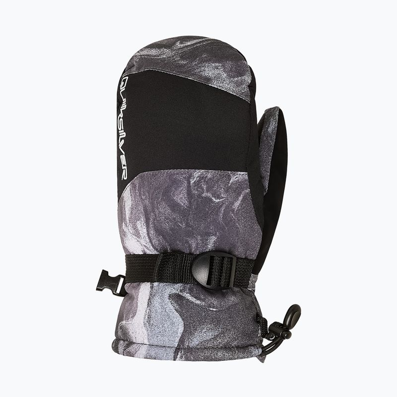 Dětské snowboardové rukavice Quiksilver Mission Mitt thermostamp grayscale 2