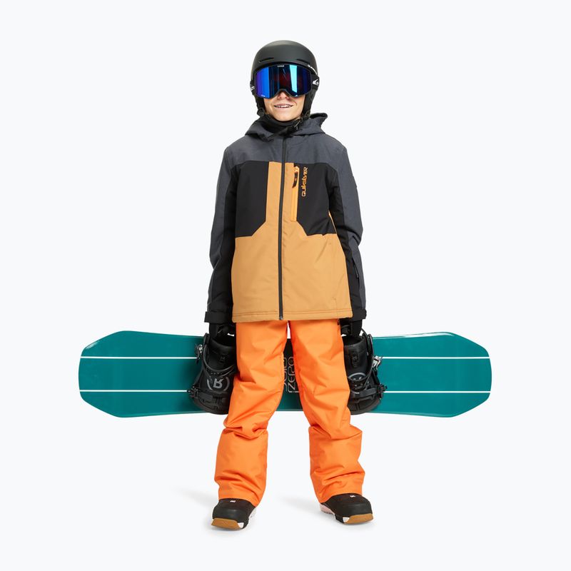 Dětské snowboardové kalhoty Quiksilver Estate orange peel 2