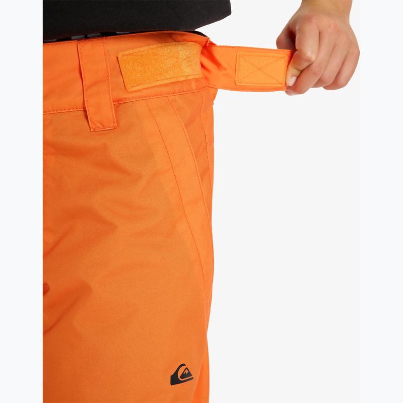 Dětské snowboardové kalhoty Quiksilver Estate orange peel 6