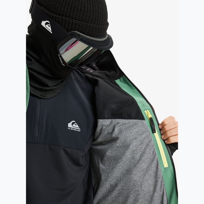 Dětská snowboardová bunda Quiksilver Forever Stretch GTX dark ivy 12