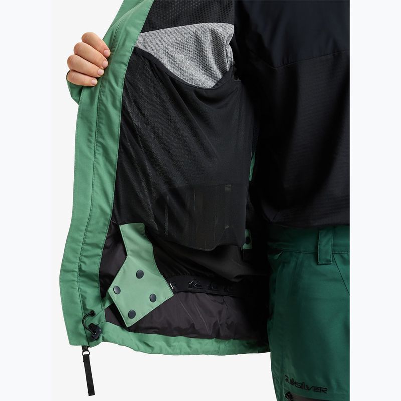 Dětská snowboardová bunda Quiksilver Forever Stretch GTX dark ivy 14