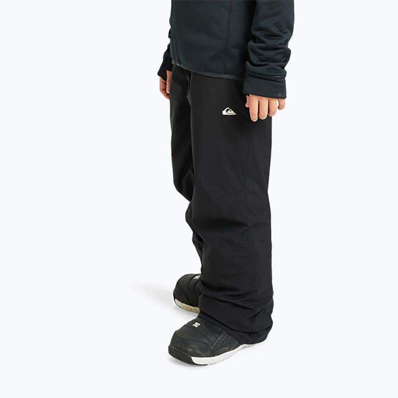 Dětské snowboardové kalhoty Quiksilver Estate true black 4