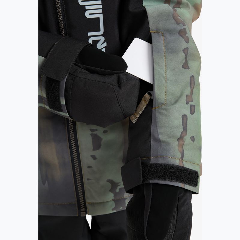 Dětská snowboardová bunda Quiksilver Side Hit Block bloomfade dark ivy 6