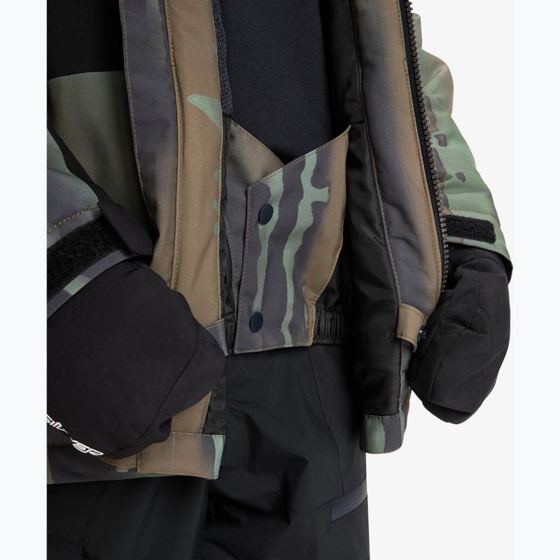 Dětská snowboardová bunda Quiksilver Side Hit Block bloomfade dark ivy 7