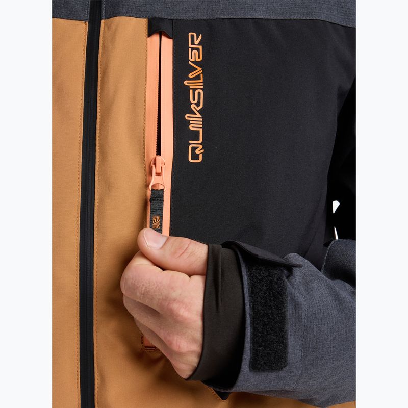 Pánská snowboardová bunda Quiksilver Dawson true black 7