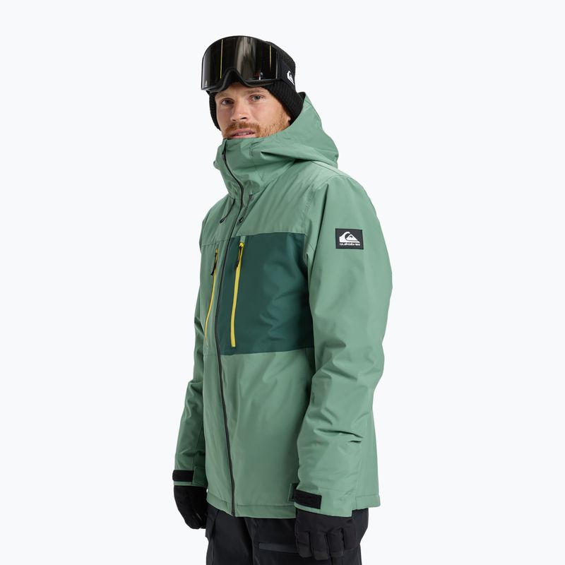 Dětská snowboardová bunda Quiksilver Sycamore Solid 20K dark ivy 4