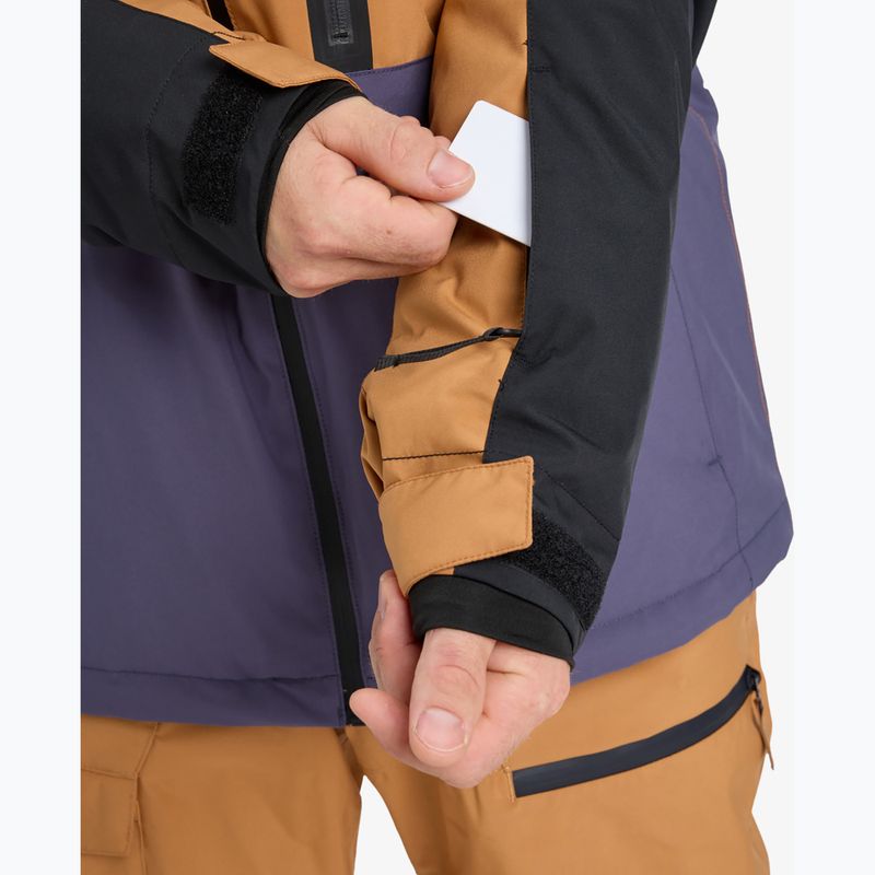 Pánská snowboardová bunda Quiksilver Sycamore Block 20K dark ivy 5