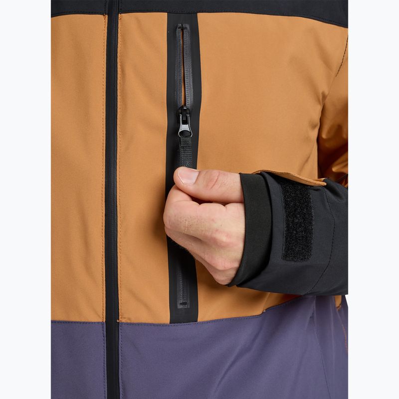 Pánská snowboardová bunda Quiksilver Sycamore Block 20K dark ivy 7