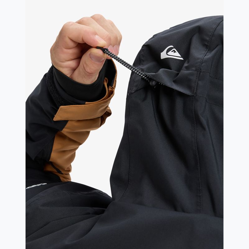 Pánská snowboardová bunda Quiksilver Sycamore Block 20K dark ivy 12