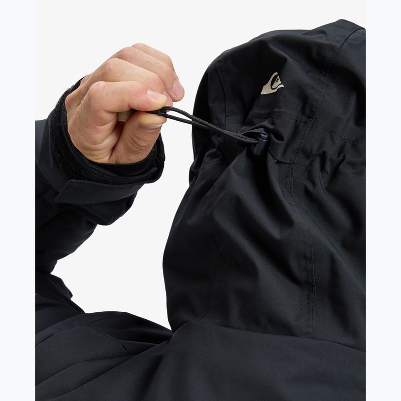 Pánská snowboardová bunda Quiksilver The Edge true black 12