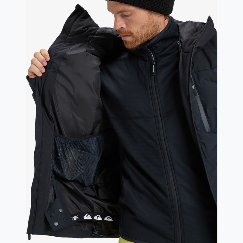 Pánská snowboardová bunda Quiksilver The Edge true black 14
