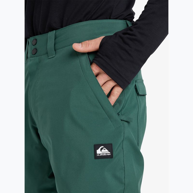 Dětské snowboardové kalhoty Quiksilver Estate trekking green 4
