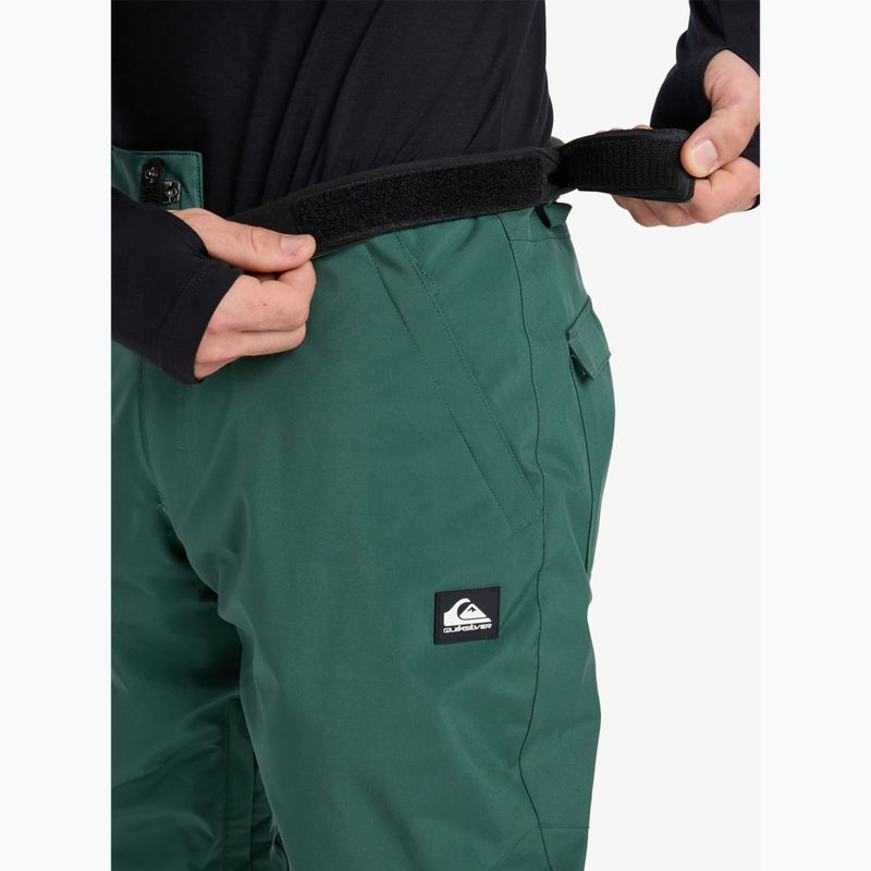 Dětské snowboardové kalhoty Quiksilver Estate trekking green 7