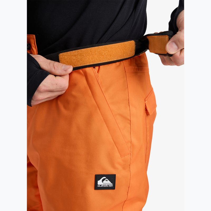 Dětské snowboardové kalhoty Quiksilver Estate orange peel 8