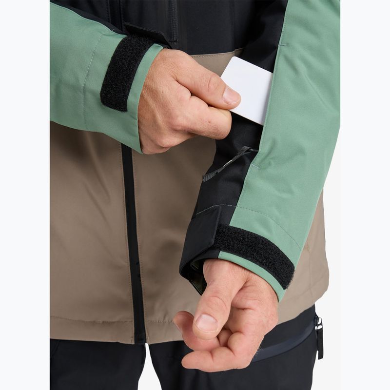 Pánská snowboardová bunda Quiksilver Sycamore Block 20K dark ivy 6