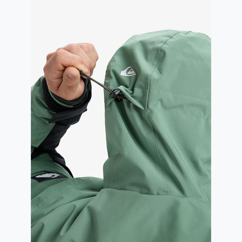 Pánská snowboardová bunda Quiksilver Sycamore Block 20K dark ivy 10