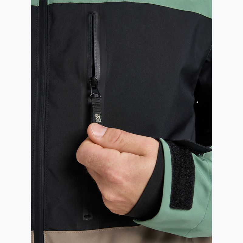 Pánská snowboardová bunda Quiksilver Sycamore Block 20K dark ivy 2