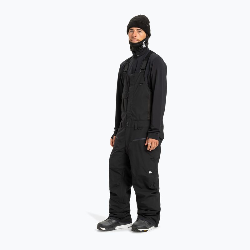 Pánské snowboardové kalhoty Quiksilver Paramo Stretch 20K Bib true black 3