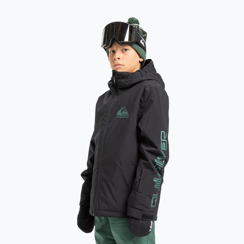 Dětská snowboardová bunda Quiksilver Mission true black 4