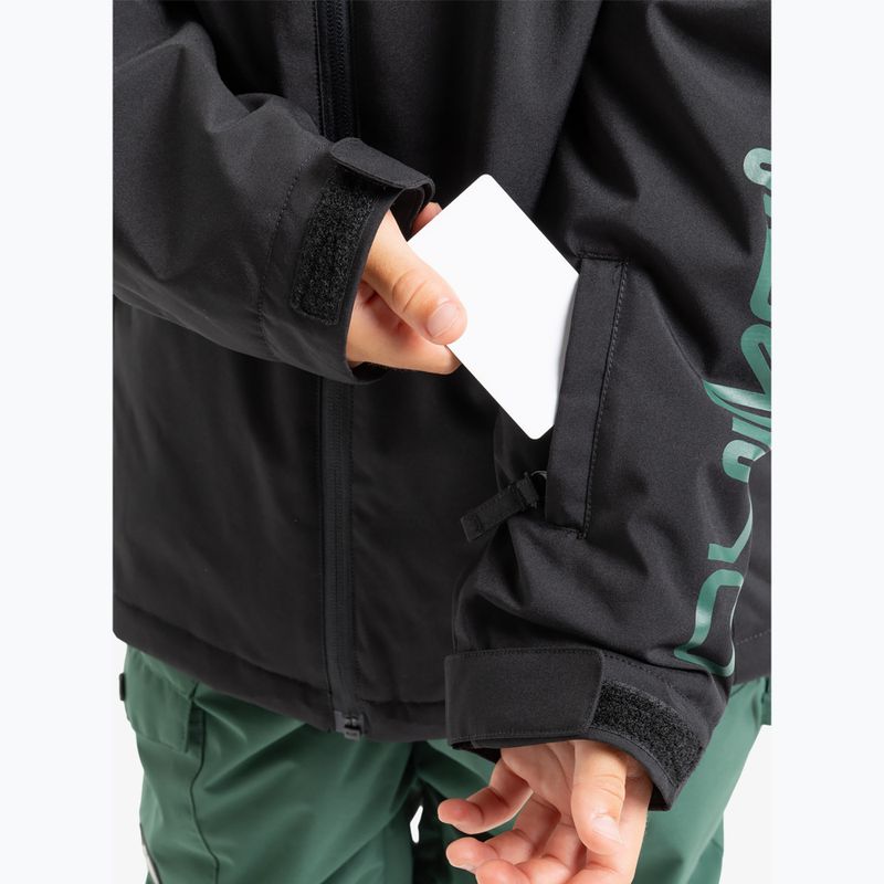 Dětská snowboardová bunda Quiksilver Mission true black 5