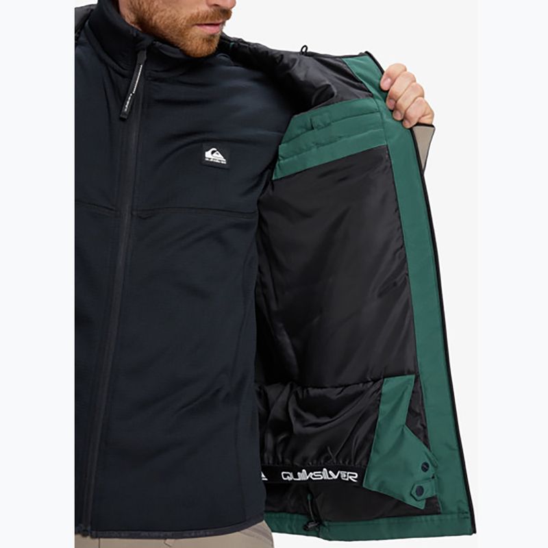 Pánská snowboardová bunda Quiksilver Dawson trekking green 13