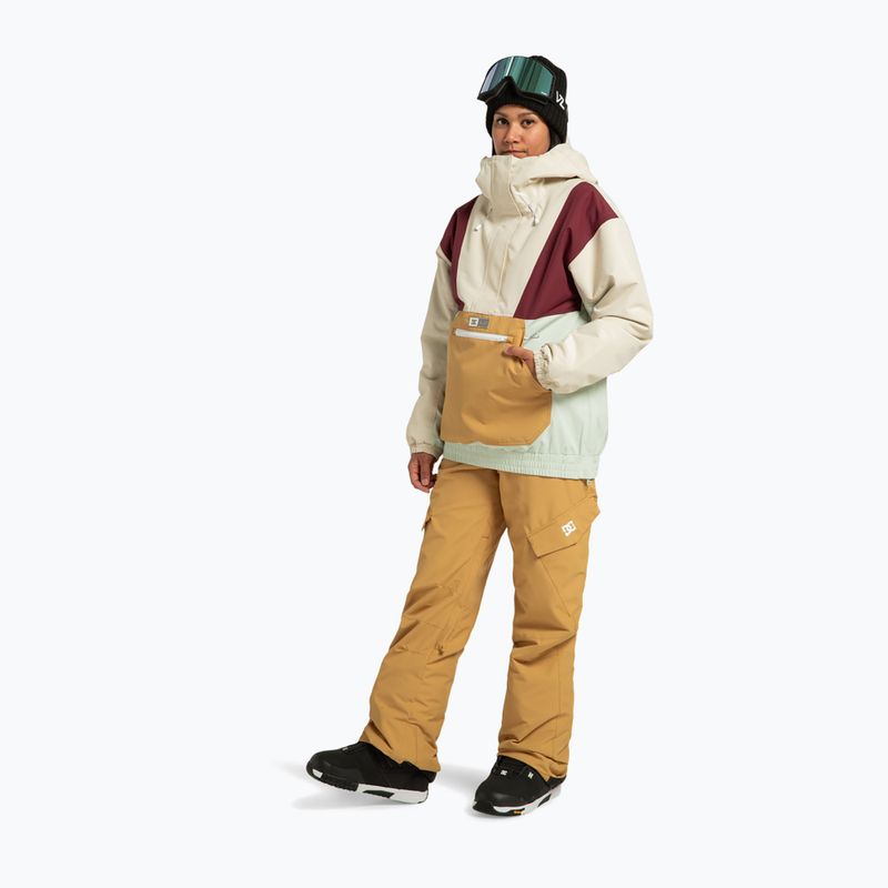 Dětské snowboardové kalhoty DC Nonchalant mustard gold 2