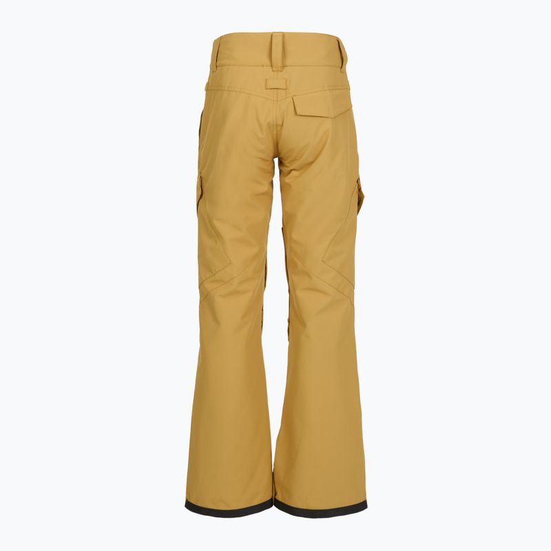 Dětské snowboardové kalhoty DC Nonchalant mustard gold 7