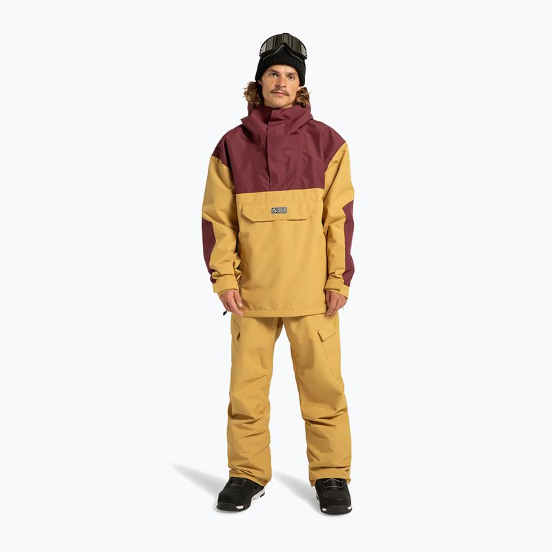 Pánská snowboardová bunda DC 43 Anorak mustard gold 2