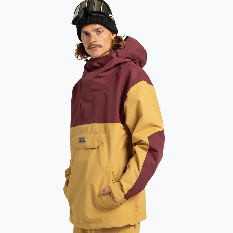 Pánská snowboardová bunda DC 43 Anorak mustard gold 4