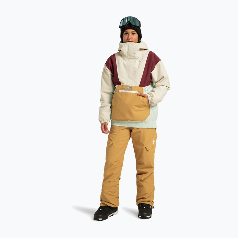 Dámská snowboardová bunda DC Chalet Anorak oatmeal 2