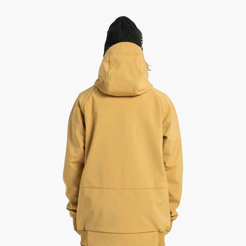 Pánská snowboardová bunda DC Spectrum Softshell mustard gold 3