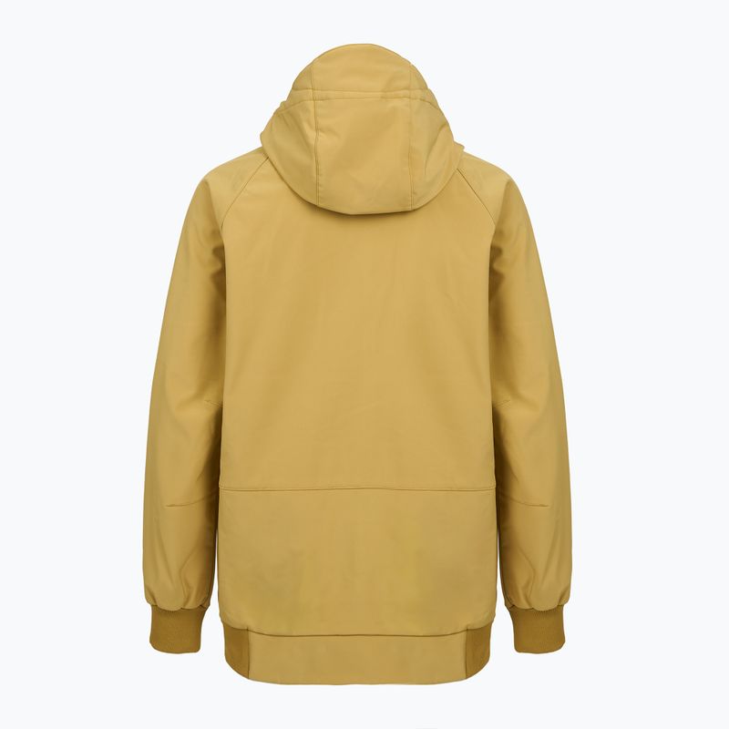 Pánská snowboardová bunda DC Spectrum Softshell mustard gold 6