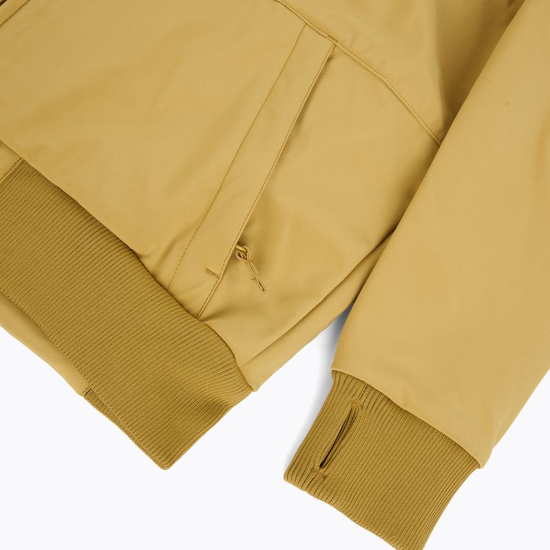 Pánská snowboardová bunda DC Spectrum Softshell mustard gold 8