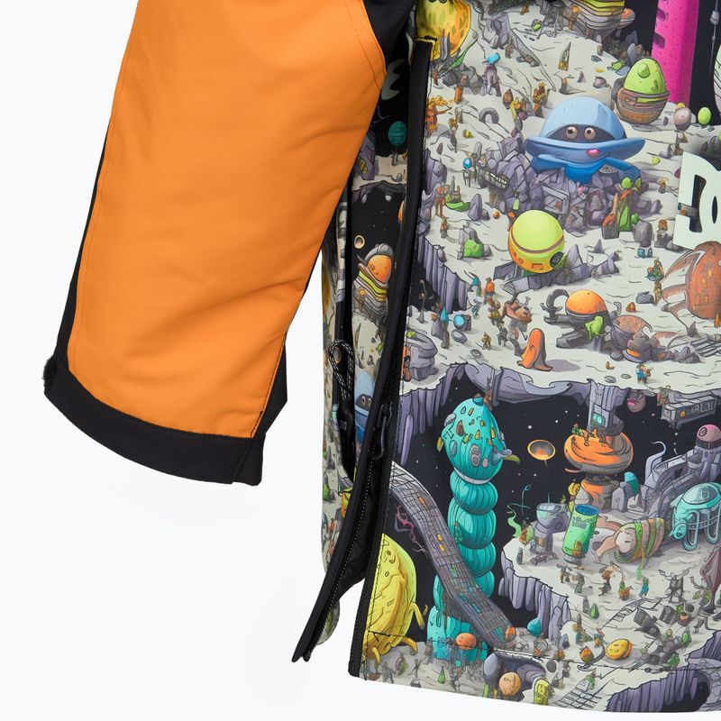 Dětská snowboardová bunda DC 43 Youth Anorak outer world black 5