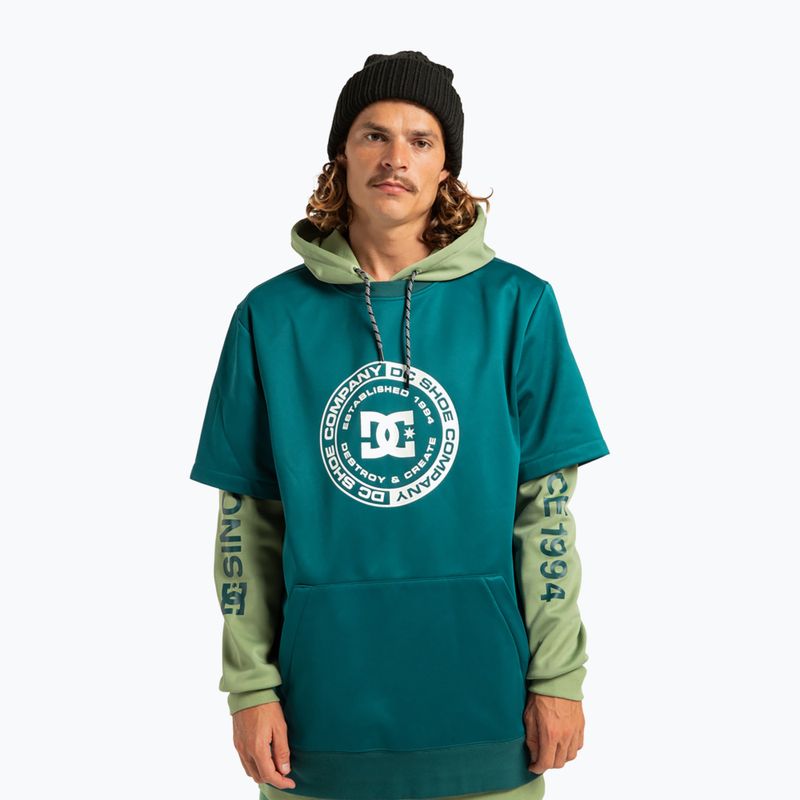 Pánská snowboardová mikina DC Dryden deep teal
