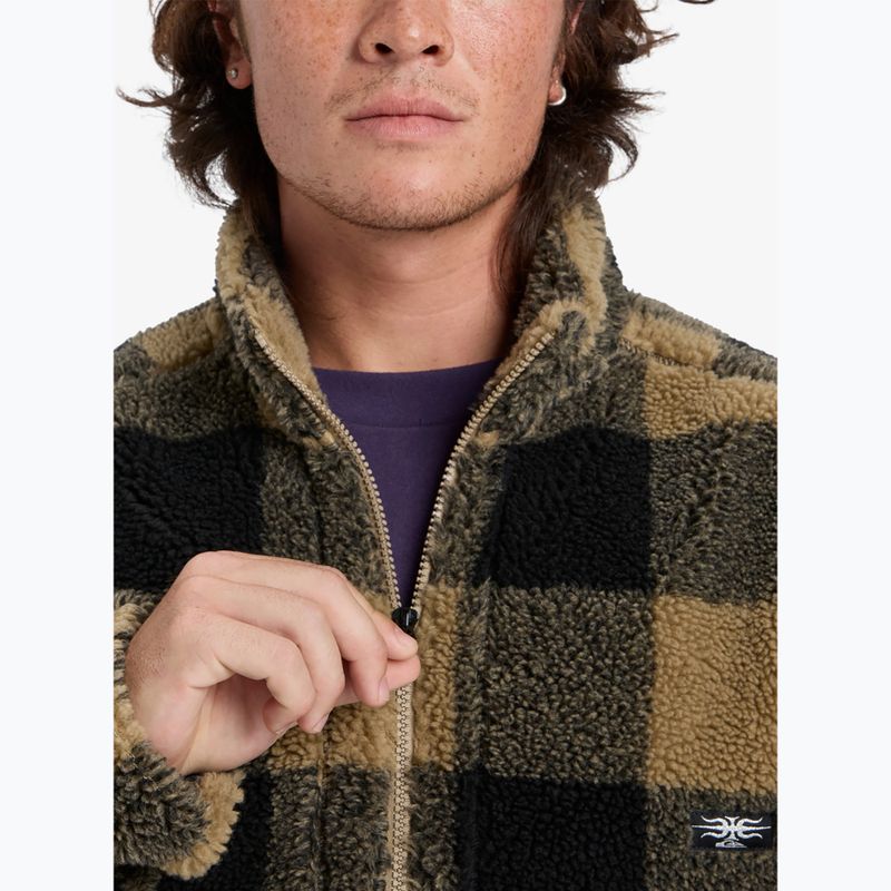 Pánská snowboardová mikina Quiksilver Mercury Woodlands Sherpa woodlands elmwood 5