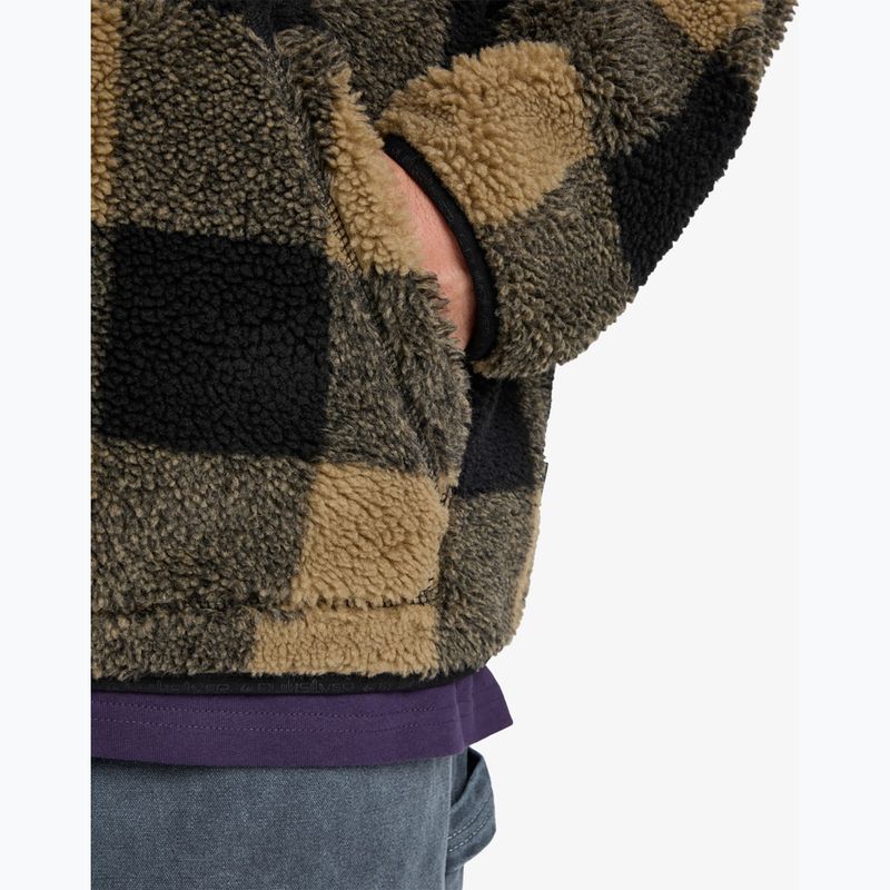 Pánská snowboardová mikina Quiksilver Mercury Woodlands Sherpa woodlands elmwood 6