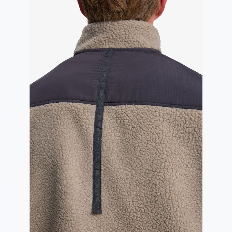 Pánská fleecová mikina Quiksilver Sallow Water Full Zip fallen rock 5