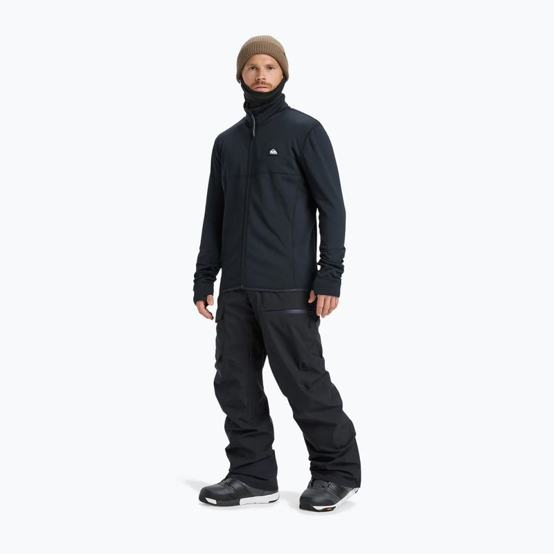 Pánská snowboardová mikina Quiksilver Steep Point Full Zip Fleece true black 2