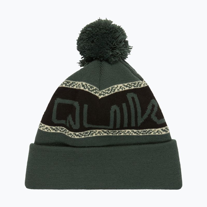 Pánská zimní čepice Quiksilver Summit Beanie trekking green 2